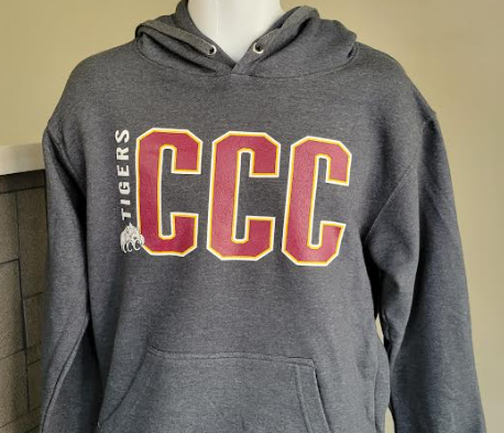 Adult Pullover CCC Hood Gray-Maroon-Gold