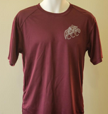 Maroon B-Core Tee S/S